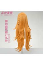 1/3 Delusion Genshin Impact Escoffier Orange Cosplay Wig